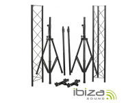 Ibiza Suporte p/ Luzes 2 Barras 1.5-3M 12 Aparelhos Ibiza Suporte p/ Luzes 2 Barras 1.5-3M 12 Aparelhos